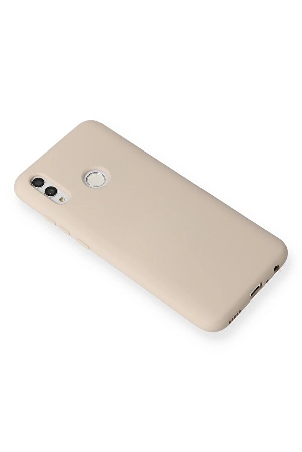 Huawei̇ P Smart 2019 Kılıf Nano İçi̇ Kadi̇fe Si̇li̇kon - Pudra - Dropx5439-3101