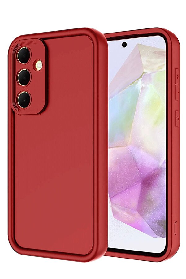 Samsung Galaxy A26 Kılıf Vi̇era Si̇li̇kon - Kırmızı - Dropx9449-6870