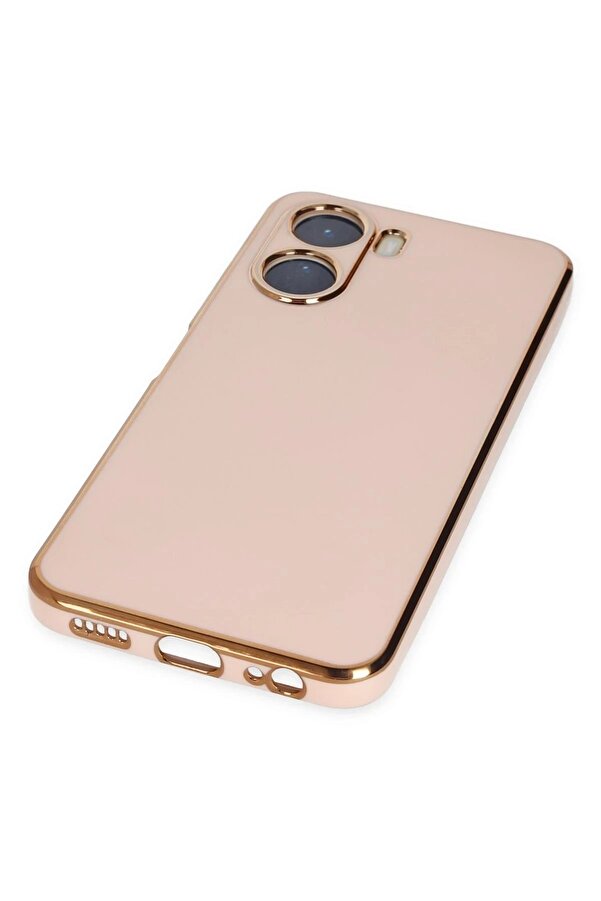 Vi̇vo Y16 Kılıf Volet Si̇li̇kon - Pembe - Dropx6755-5386