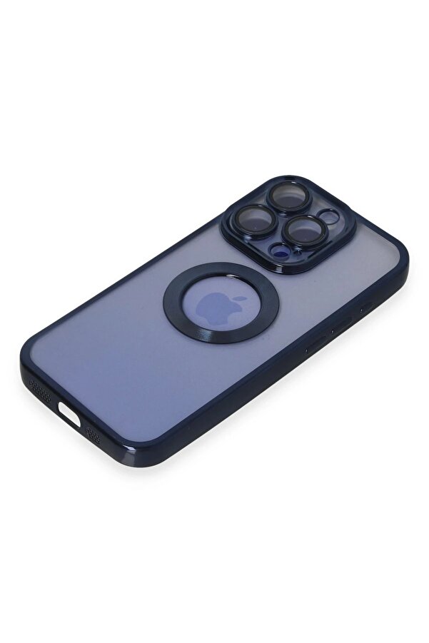 İphone 15 Pro Max Kılıf Slot Si̇li̇kon - Laci̇vert - Dropx1027-7472