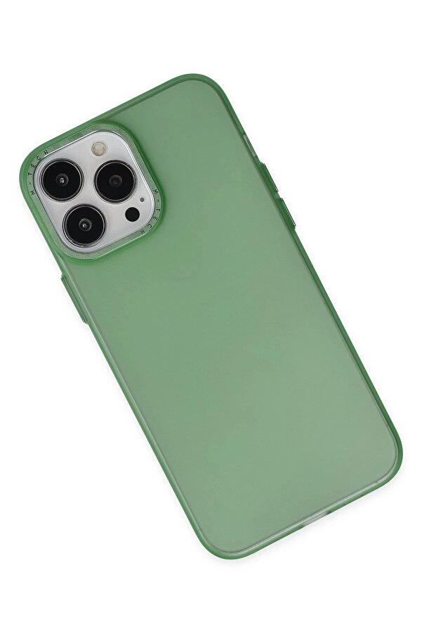 İphone 13 Pro Kılıf Modos Metal Kapak - Koyu Yeşi̇l - Dropx7149-6829