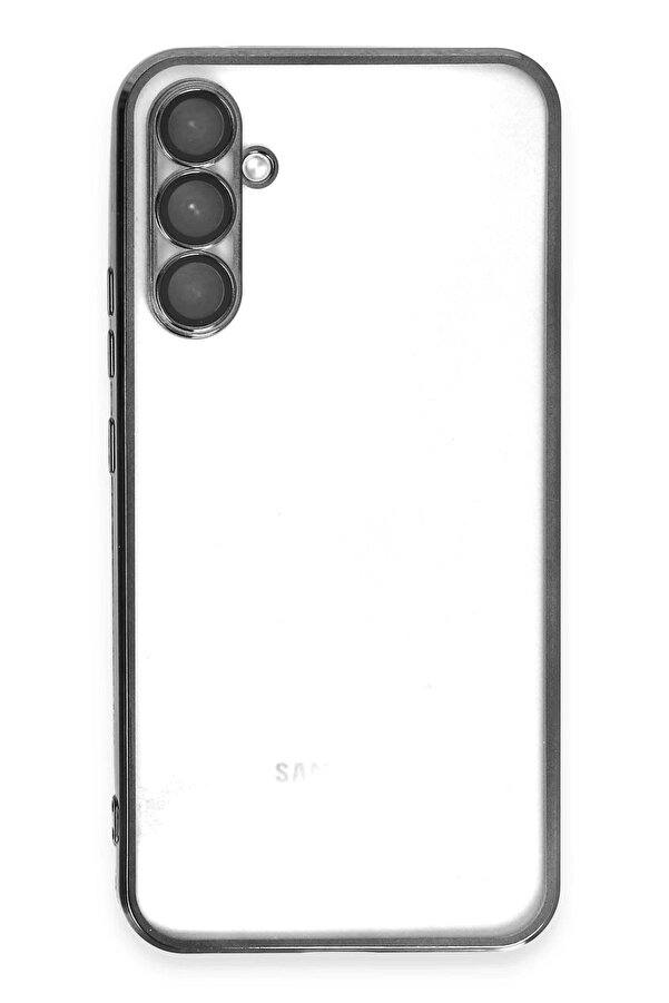 Samsung Galaxy A34 5G Kılıf Lensli̇ Si̇li̇kon - Si̇yah - Dropx2405-1128