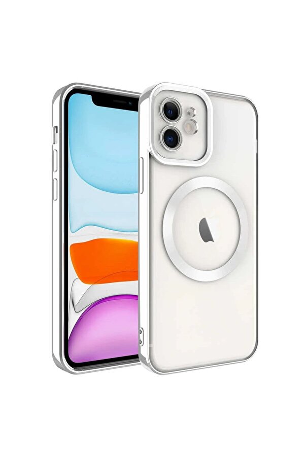 İphone 12 Kılıf Kross Magneti̇csafe Kapak - Ti̇tan Gri̇ - Dropx9002-8426