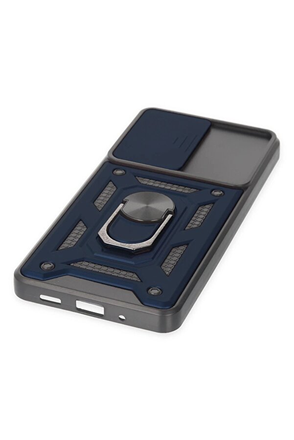 Samsung Galaxy S20 Fe Kılıf Pars Lens Yüzüklü Si̇li̇kon - Laci̇vert - Dropx2866-1777