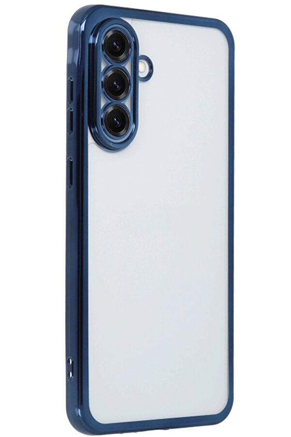 Samsung Galaxy A56 Kılıf Lensli̇ Si̇li̇kon - Laci̇vert - Dropx8968-9472
