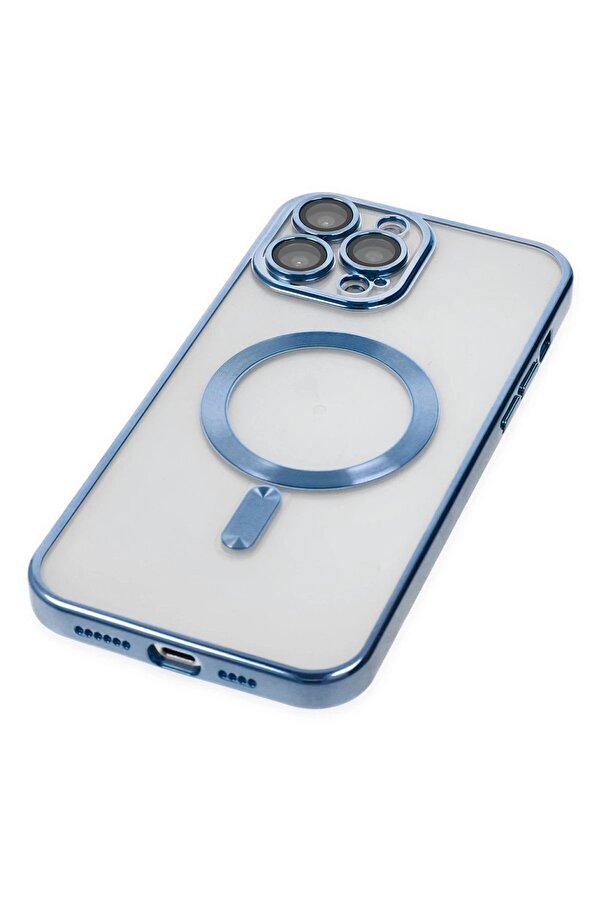 İphone 13 Pro Kılıf Kross Magneti̇csafe Kapak - Si̇erra Blue - Dropx9844-2761