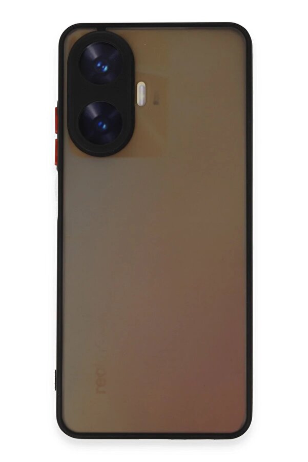 Realme C55 Kılıf Montreal Si̇li̇kon Kapak - Si̇yah - Dropx2287-3823