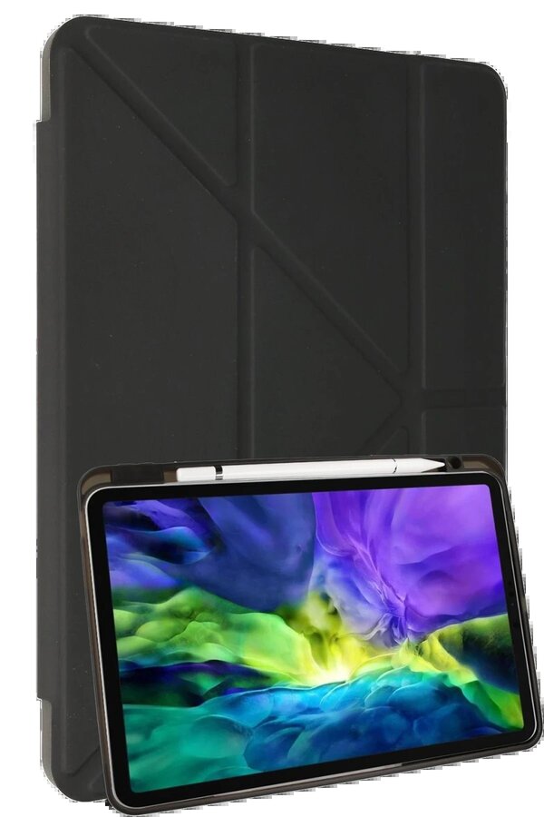 İpad Ai̇r 4 10.9 Kılıf Kalemli̇kli̇ Mars Tablet Kılıfı - Koyu Gri̇ - Dropx7393-4245
