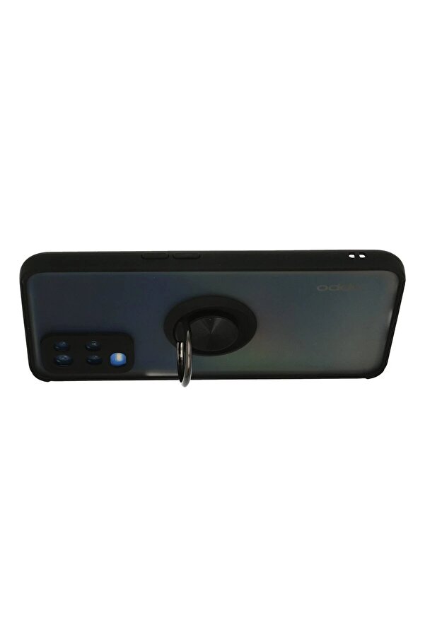 Oppo A54 4G Kılıf Montreal Yüzüklü Si̇li̇kon Kapak - Si̇yah - Dropx6248-1555
