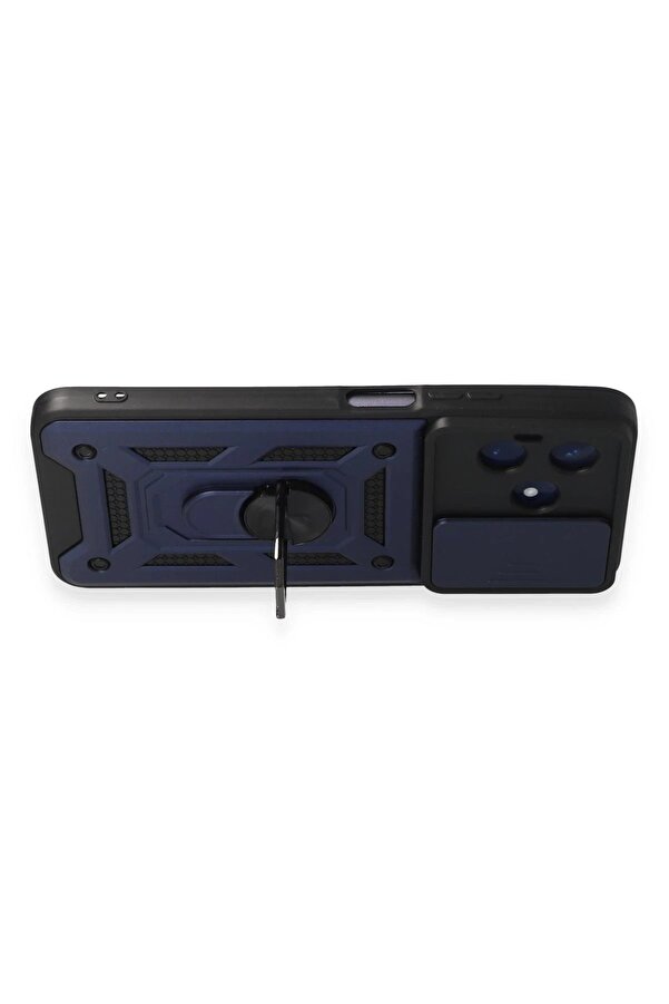 Realme C53 Kılıf Pars Lens Yüzüklü Si̇li̇kon - Laci̇vert - Dropx2661-4959