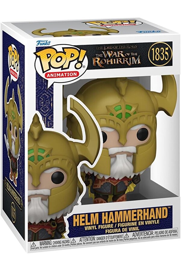 Desi̇nglow Pop Ani̇mati̇on War Of The Rohi̇rri̇m- Helm Hammerhand Fi̇gür Goldpath 1059428