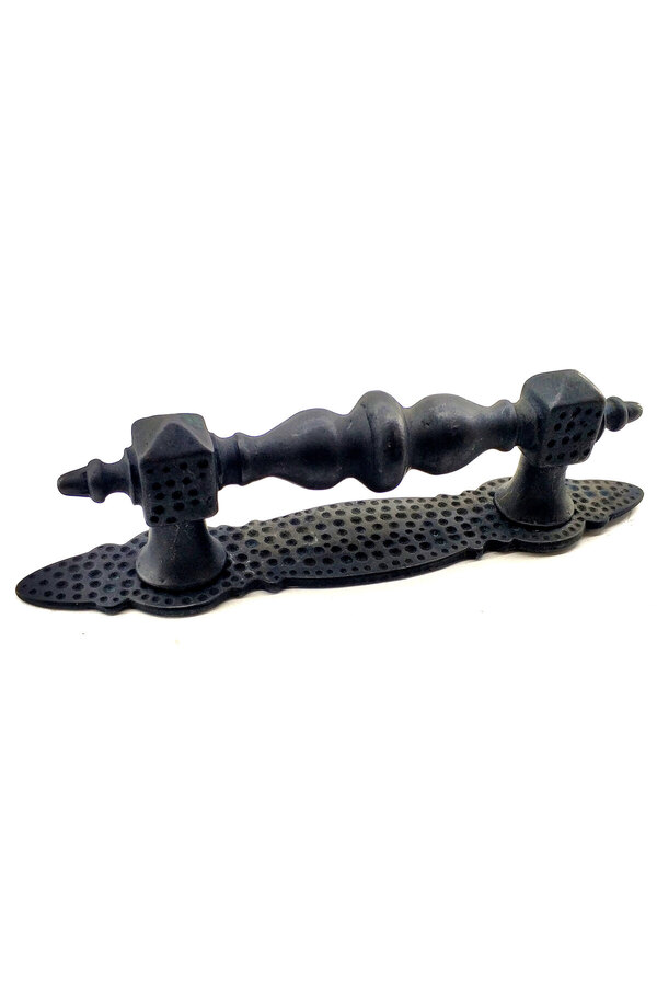 Anti̇ka Tarz Dekorati̇f Pi̇ri̇nç Ağır Kapı Çekme Kolu - Küçük, 215X40 Mm, Oksi̇t