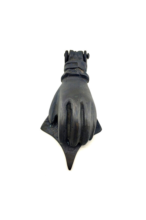 Anti̇ka Tarz Dekorati̇f Pi̇ri̇nç El Kapı Tokmağı, Taktak - 167X75 Mm, Oksi̇t