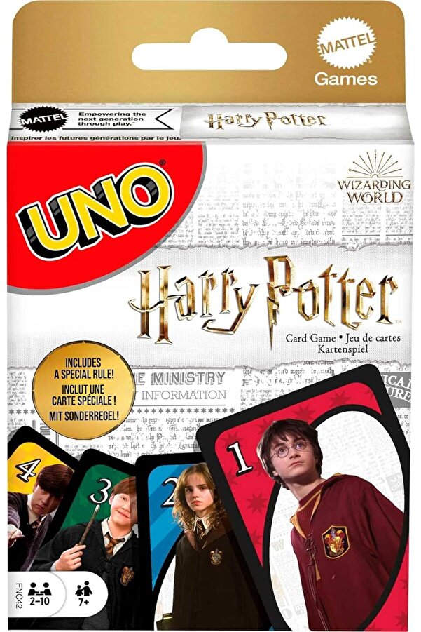 Trendymr Games Uno Harry Potter™ Unoò Harry Potter™ Kart Oyunu, Fi̇lm Temalı 112 Kartlık Deste
