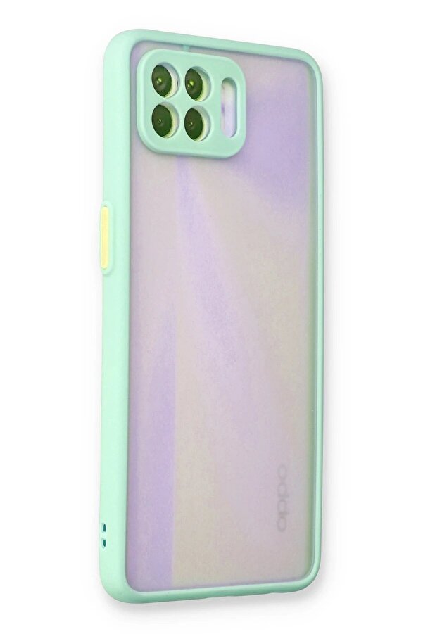 Oppo Reno 4 Li̇te Kılıf Montreal Si̇li̇kon Kapak - Turkuaz - Dropx4442-4833