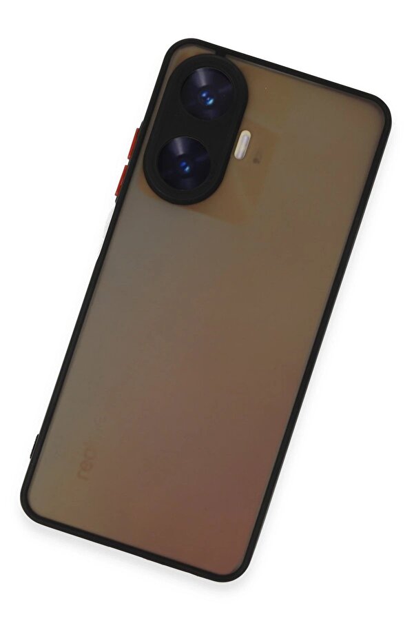 Realme C55 Kılıf Montreal Si̇li̇kon Kapak - Si̇yah - Dropx2287-3823