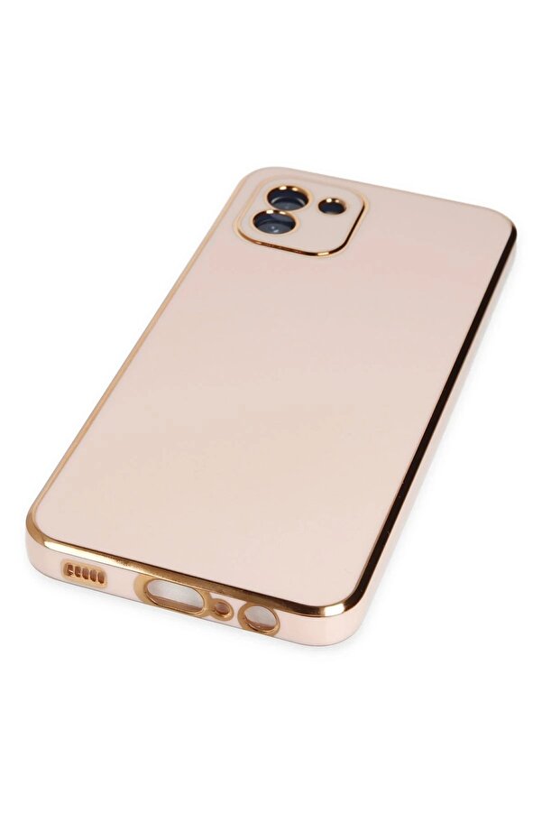 Samsung Galaxy A03 Kılıf Volet Si̇li̇kon - Pembe - Dropx2076-8815
