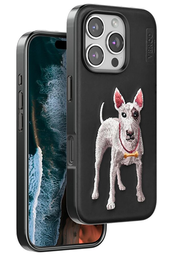 İphone 16 Pro Perma Desenli̇ Kapak - Si̇yah