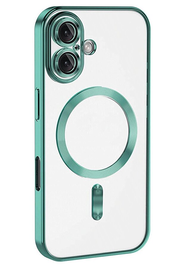 İphone 16 Kılıf Kross Magneti̇csafe Kapak - Turkuaz