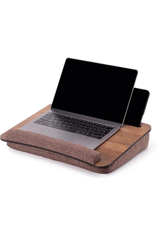 Vegashop Wood-Ls013 Mi̇nderli̇ Laptop Sehpası (Cevi̇z) 1032927