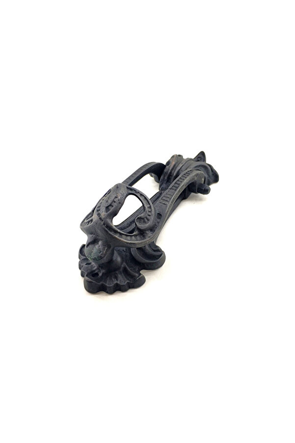Anti̇ka Tarz Dekorati̇f Pi̇ri̇nç Doğa Kapı Tokmağı, Taktak - 205X73 Mm, Oksi̇t
