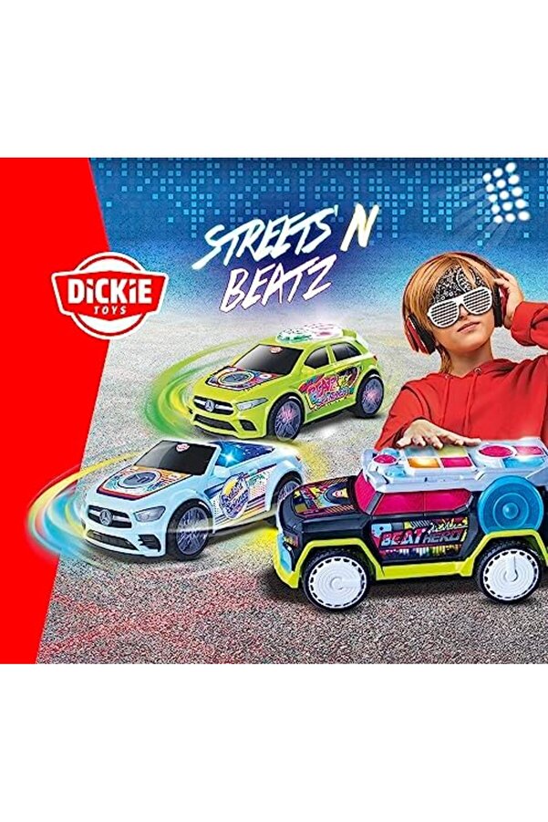 Goldwhi̇rl Toys 203765007, -Benz A- Beat Spi̇nner Oyuncağı, Motori̇ze Teker, Işıklı Ve Sesli̇, Pi̇lli̇, 23