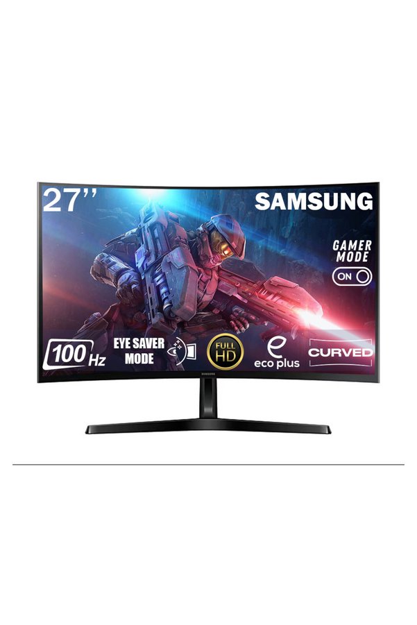Samsung Essentıal S3 27" 100 Hz Full HD Curved Monıtor LS27D366GAUXUF