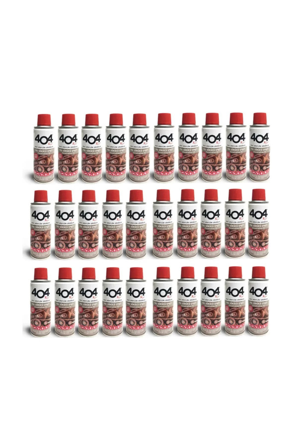404 Pas Sökücü 30 Adet (1 Koli̇) Sprey 200 Ml. (Yeni̇ Nesi̇l Tasarım)