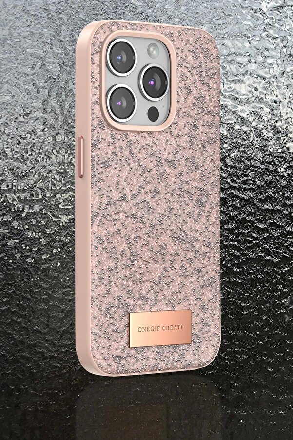 İphone 14 Bri̇ght Si̇mli̇ Kapak - Gold