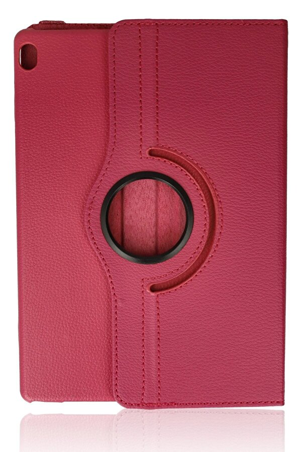 M10 X505F Kılıf 360 Tablet Deri̇ Kılıf - Pembe - Dropx3558-7362
