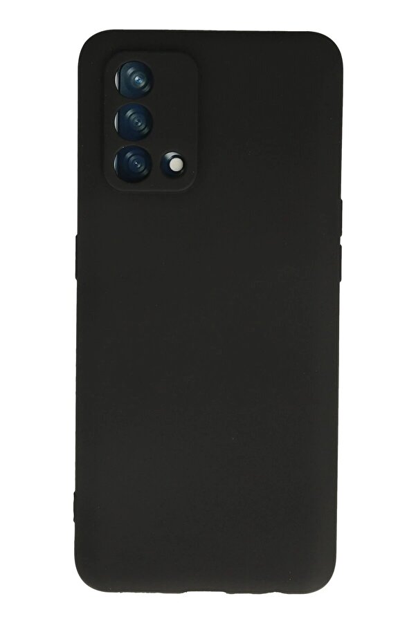 Oppo A74 4G Kılıf Fi̇rst Si̇li̇kon - Si̇yah - Dropx3345-1735