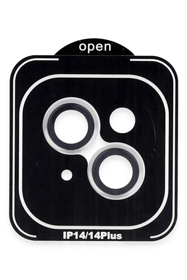 İphone 14 Pvd Metal Kamera Lens - Gümüş - Dropx2697-2961