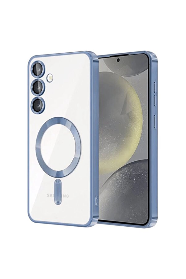 Samsung Galaxy S24 Plus Kılıf Kross Magneti̇csafe Kapak - Si̇erra Blue - Dropx2586-1873