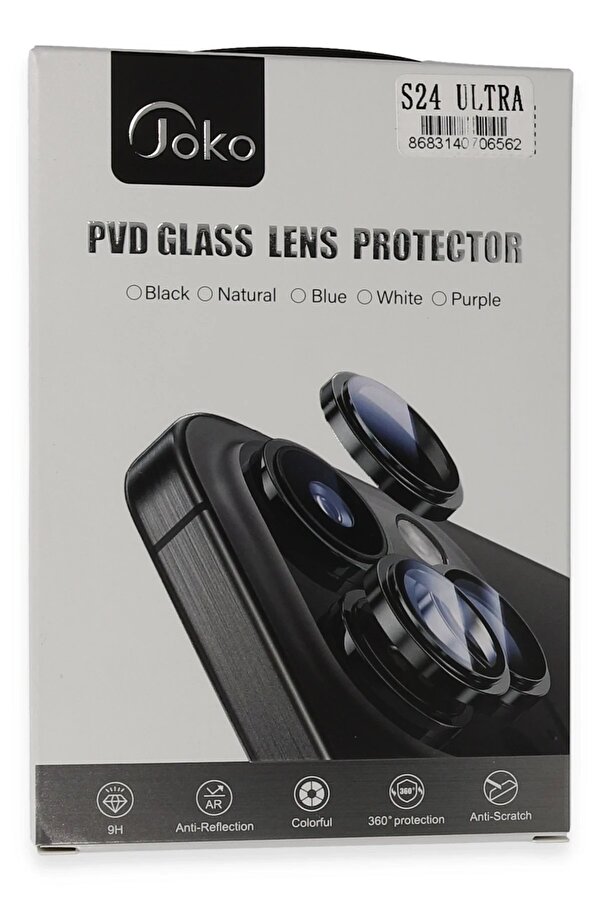 Samsung Galaxy S24 Ultra Pvd Metal Kamera Lens - Si̇yah - Dropx1064-7340