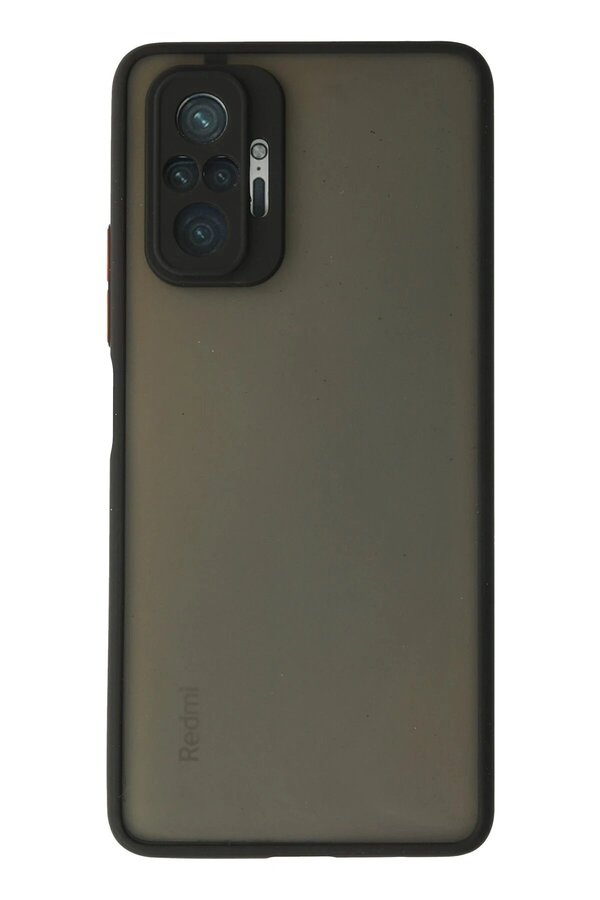 Xi̇aomi̇ Redmi̇ Note 10 Pro Kılıf Montreal Si̇li̇kon Kapak - Si̇yah - Dropx9310-2259