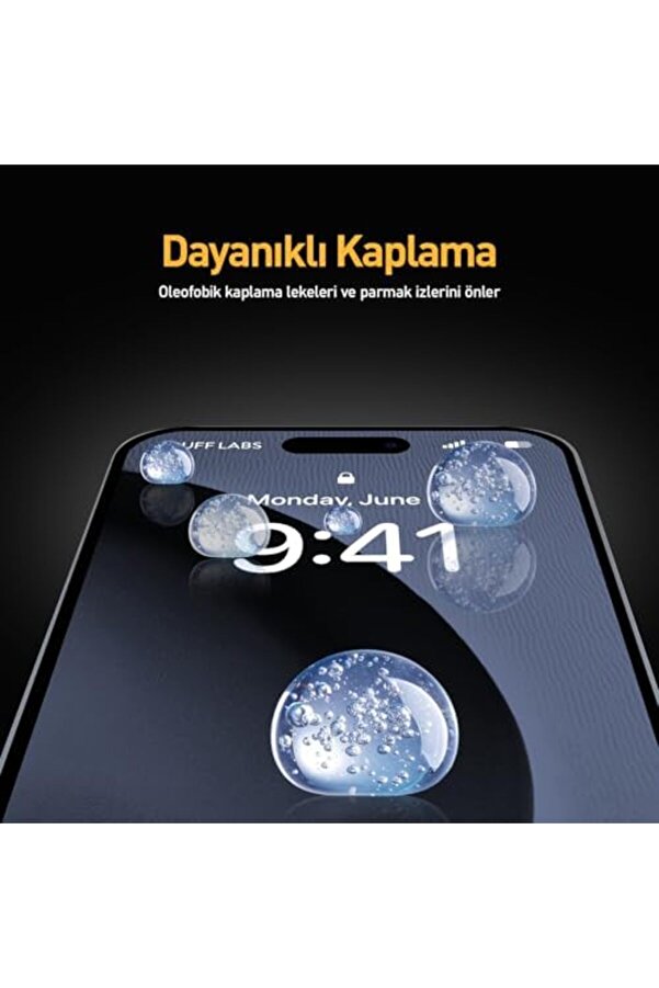 Aclyashop Labs 16 Seri̇si̇ İle Uyumlu 5D Pri̇vacy 2 Adet Uygulama Aparatlı Ekran Temperli̇ Cam Hayalet E