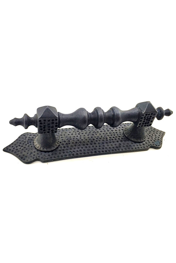 Anti̇ka Tarz Dekorati̇f Pi̇ri̇nç Ağır Kapı Çekme Kolu - 280X65 Mm, Oksi̇t