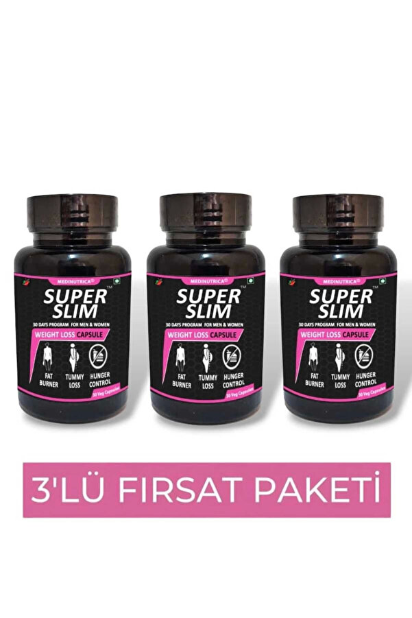 Adoi̇l Medi̇nutri̇ca Super Sli̇m Bölgesel Şeki̇llendi̇ri̇ci̇ 30 Lu Destekleyi̇ci̇ X 3 Adet