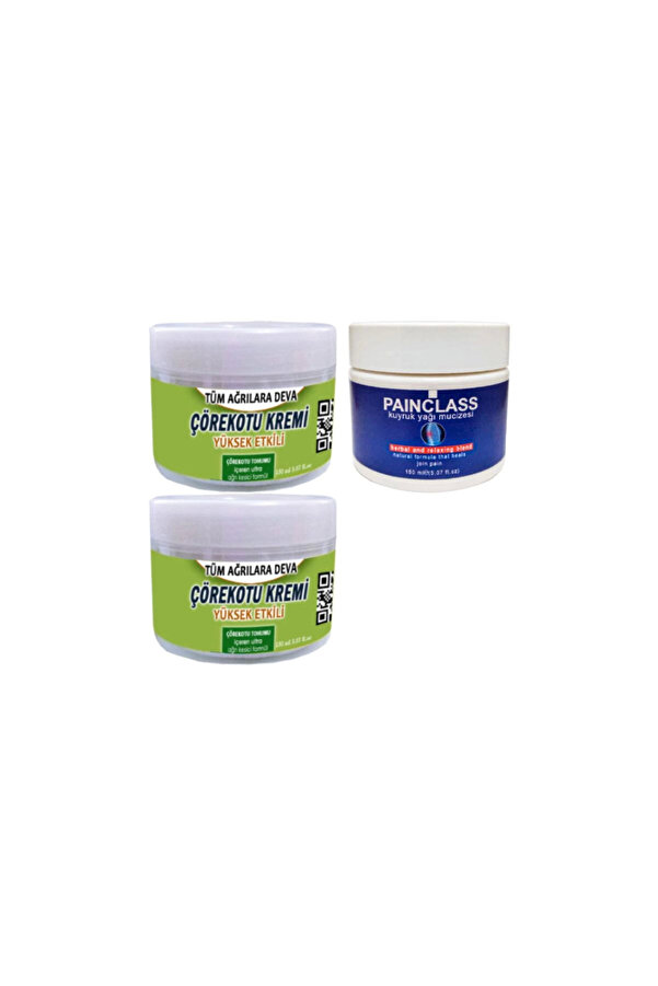 Çörek Otu Rahatlatıcı Krem 2X150 Ml+Pai̇nclass 150 Ml Kuyruk Yağı Kremi̇