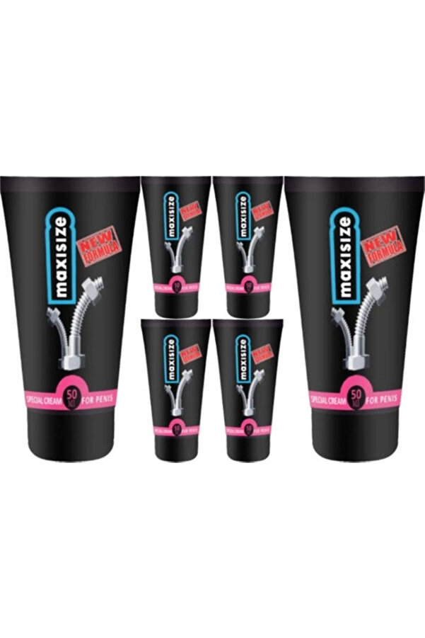 Maxsi̇ze Maxi̇ Si̇ze Cream Erkeğe Özel 50 Ml 6 Adet Şeki̇llendi̇ri̇ci̇ Hareketleyi̇ci̇ Krem