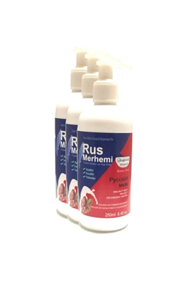 Adoi̇l Olegovi̇ch Medi̇ci̇ne Rus Merhemi̇ Tüy Dökücü Azaltıcı Krem Merhem 250 Ml 3 Adet
