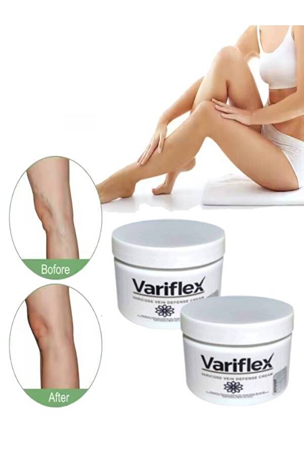 Vari̇flex Vari̇cose Vei̇n Defense Bacak Var.i̇sleri̇ Içi̇n Masaj Bakım Kremi̇ 150 Ml 2 Adet