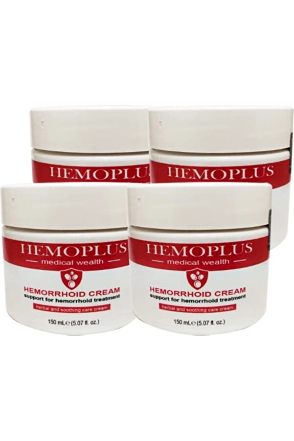 Hemoplus Rahatlatma Kremi̇ Büyük Boy 4Tane 150 Ml