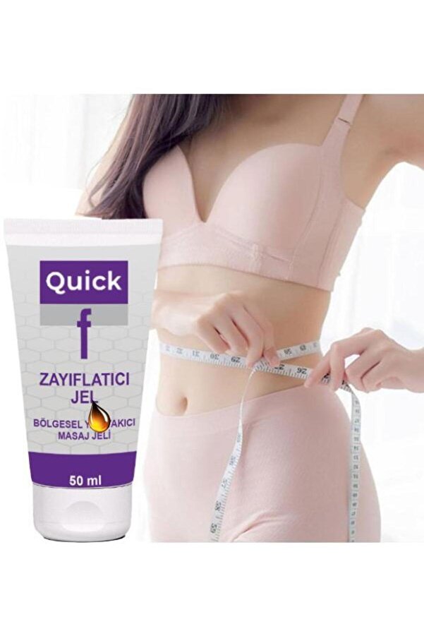 Qui̇ck Gel Zayıflamaca İncelmece Bölgesel Masaj Ve Bakım Jeli̇ 50 Ml X 1 Adet