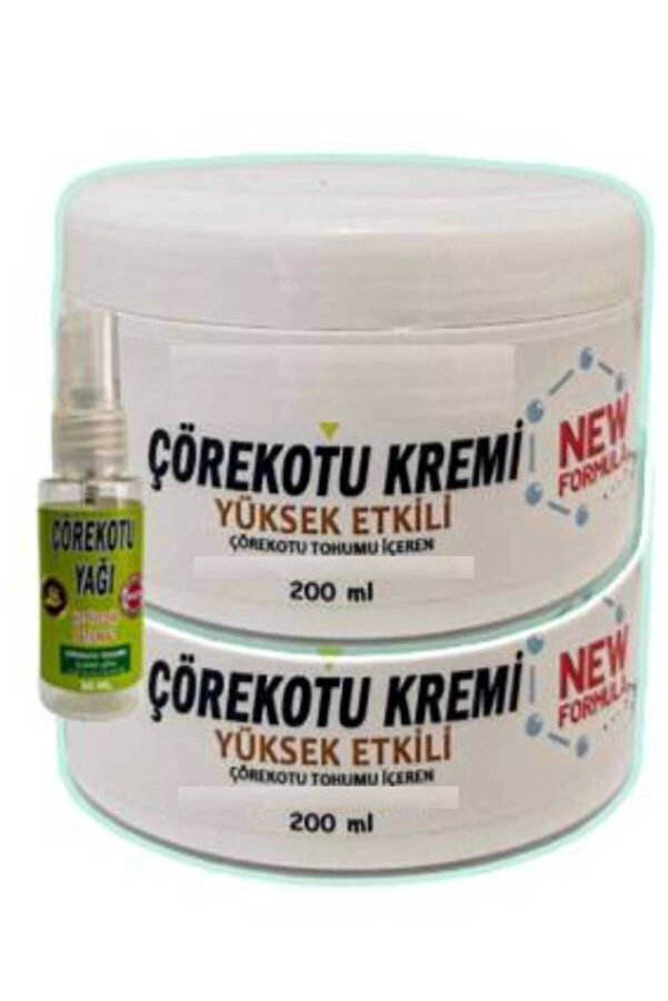 Çörek Otu Rahatlatıcı Masaj Bakım Kremi̇ 2X200 Ml + 30 Ml Çörek Otu Yağ İle