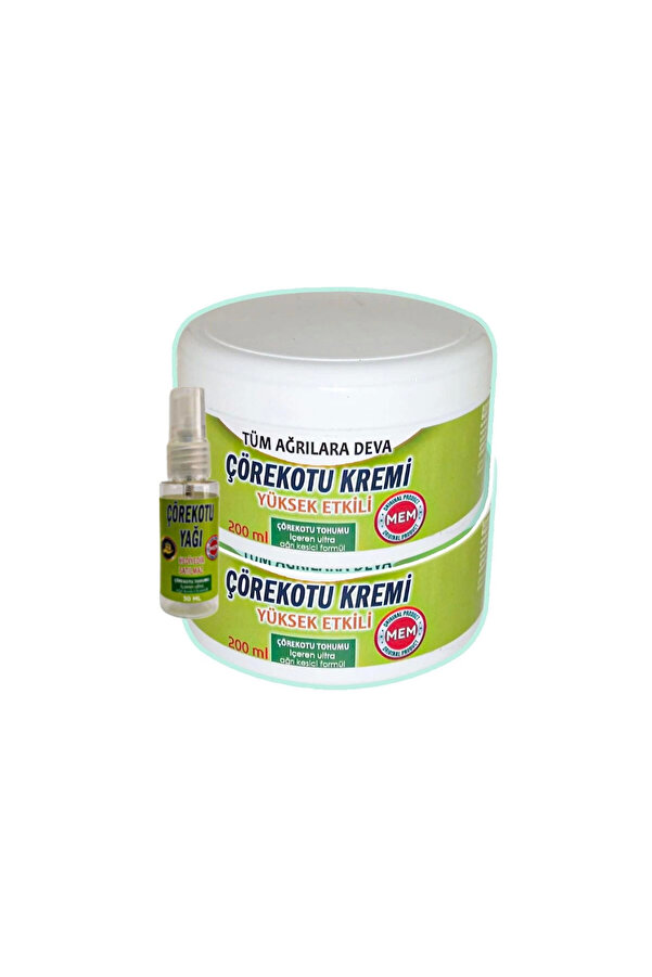 Çörek Otu Rahatlatıcı Bakım Kremi̇ 2X200 Ml+30 Ml Çörek Otu Yağı İle