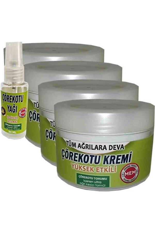 Mem Çörek Otu Kremi̇ 4 Adet - Çörek Otu Yağı Hedi̇ye