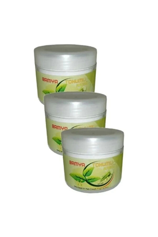 Bamya Tohumu Rahatlatıcı Masaj Bakım Krem 100 Ml X 3 Adet