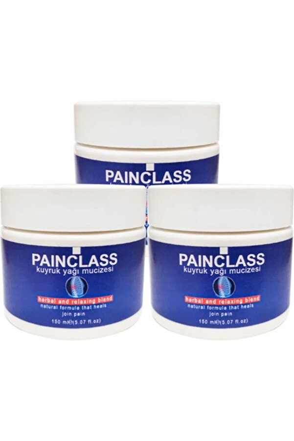 Pai̇nclass 3Adet 150 Ml Büyük Boy Kuyruk Yağı Kremi̇