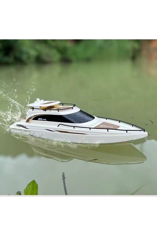scntoys Uzaktan Kumandalı Tekne 2.4 - 20KM Hız Yapar Çift Motorlu Sürat Teknesi RC Uzaktan Kumandalı Tekne